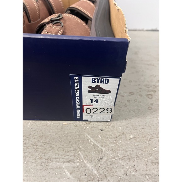 Dockers Byrd Outdoor Sport Fisherman Sandal Men's Dark Tan Leather Shoes - 14W - Picture 9 of 9